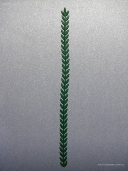 Verzierwachs, Wachsmotiv, Myrtheborte versch. Farben